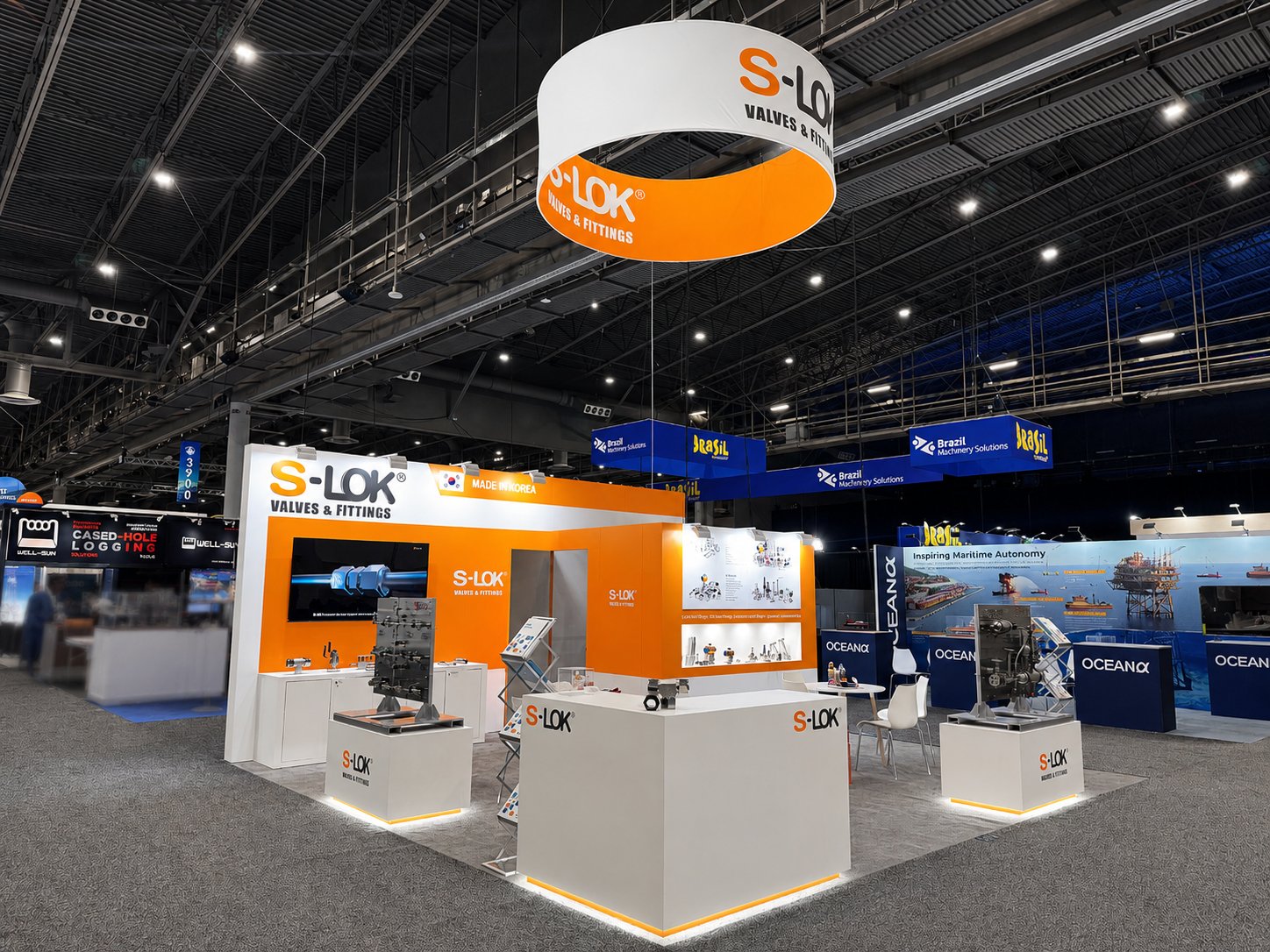S-LOK OTC 2026 부스 디자인 및 시공 전시부스 이미지 1